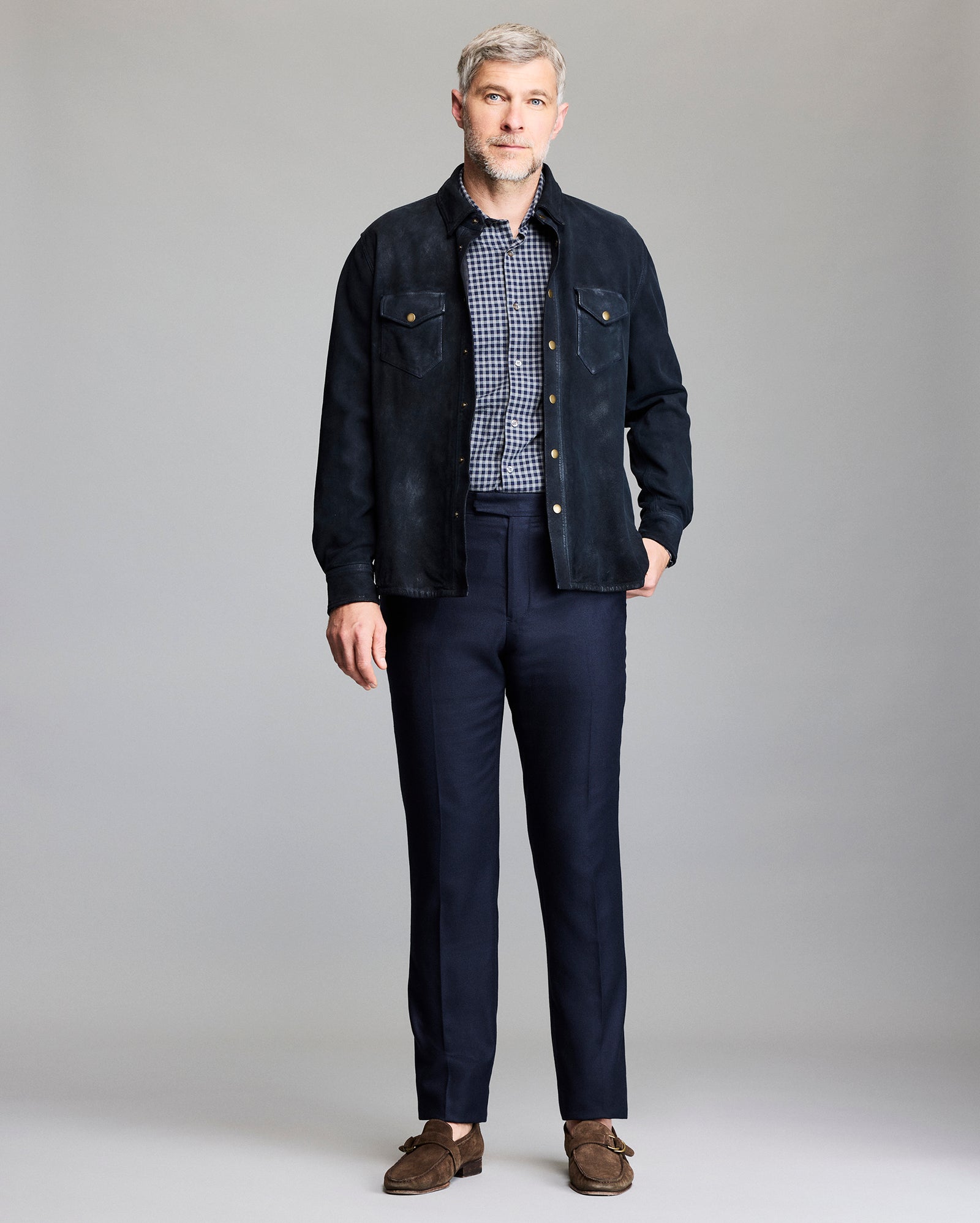 Savoy Waxed Suede Workshirt