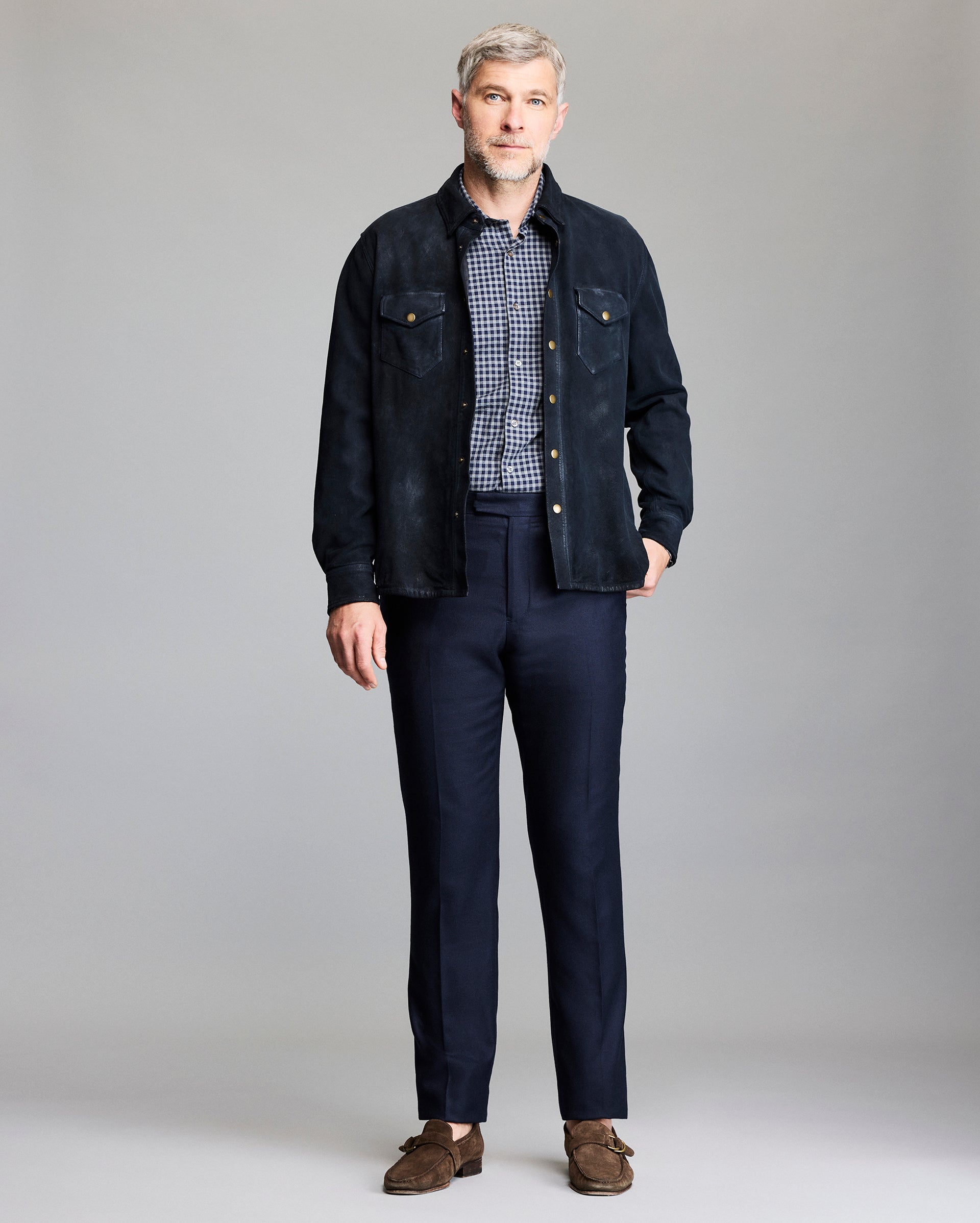 Savoy Waxed Suede Workshirt