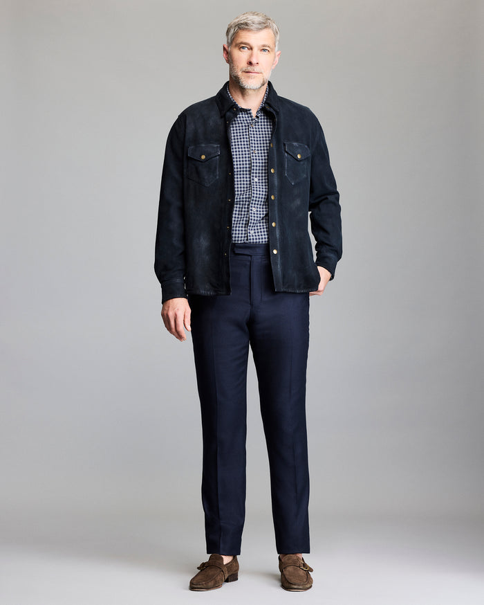 Savoy Waxed Suede Workshirt