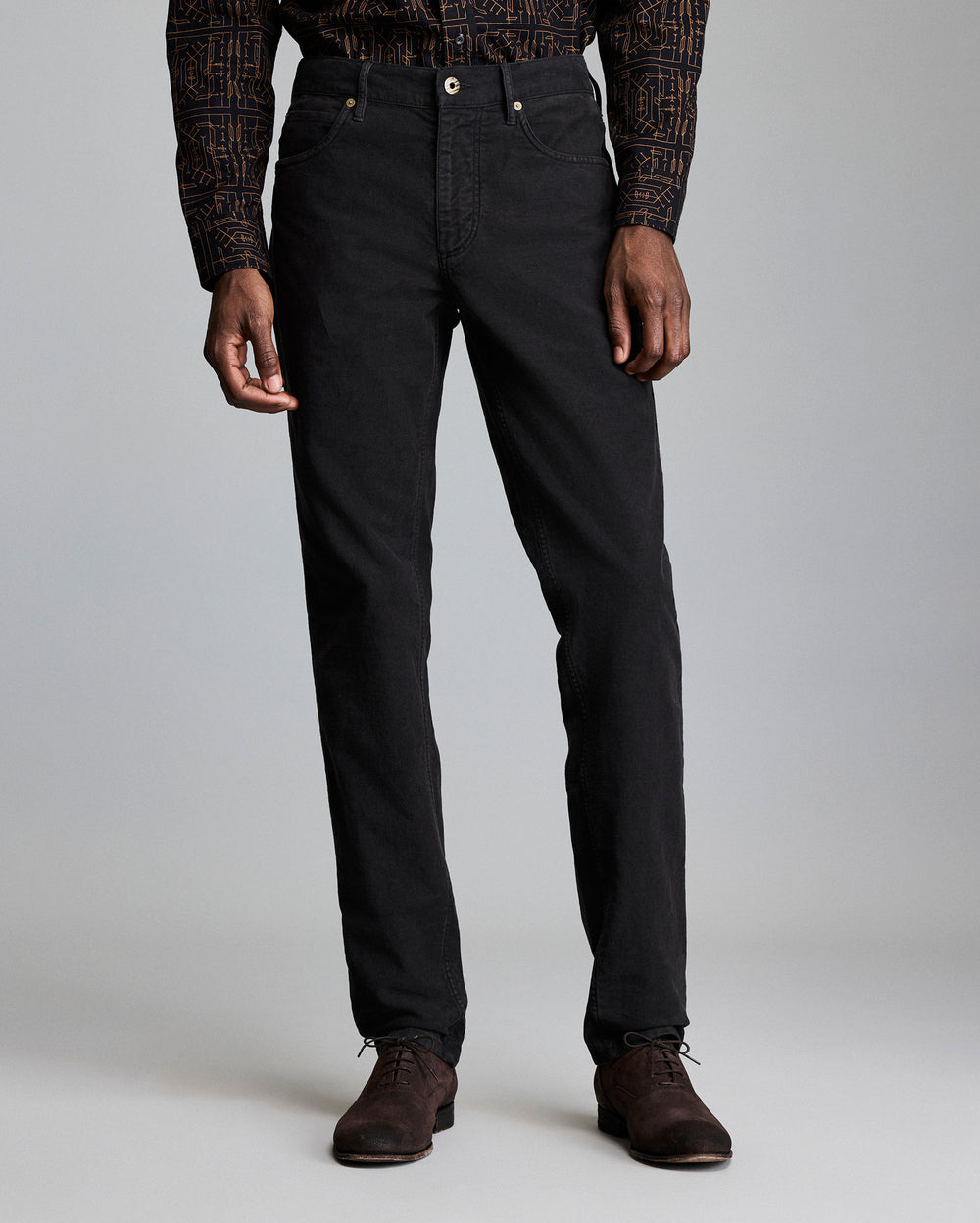 Billy Reid Moleskin Cochran Jean, Black Billy Reid Moleskin Cochran Jean, Black