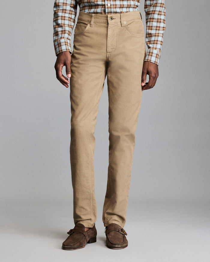 Vintage-Inspired Moleskin Jeans Durable Comfortable Men's