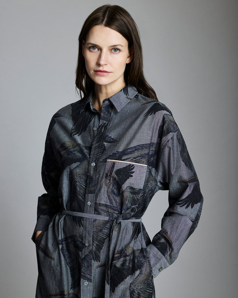Bradley Gordon x Billy Reid Pelican MSL 1 Pocket Maxi Dress