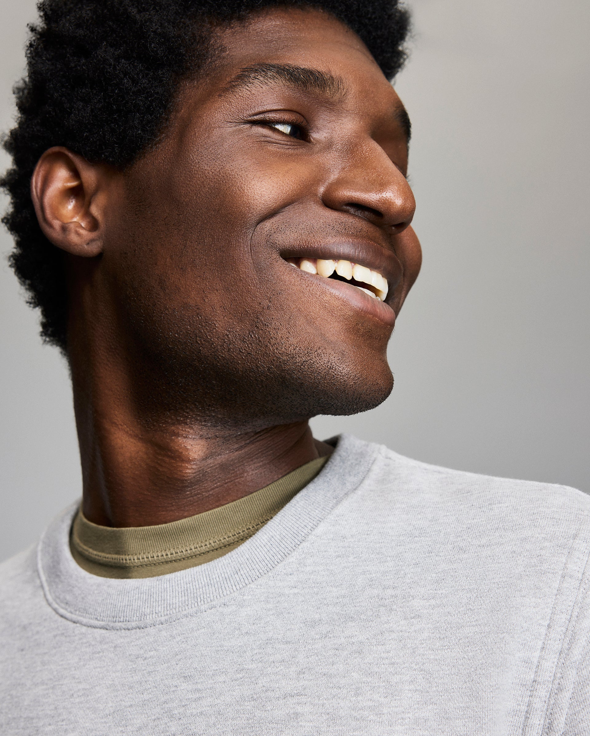 Dover Sweatshirt with Leather Elbow Patches | Billy Reid