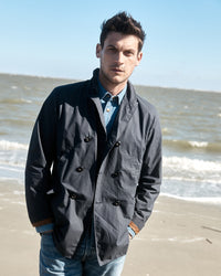 Waxed Bond Peacoat