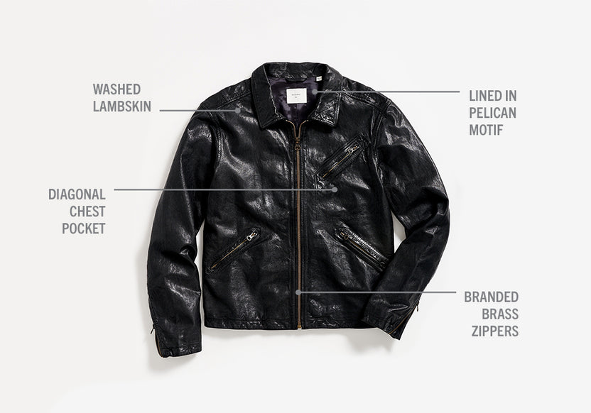 BLAKE JACKET IN BLACK Billy Reid