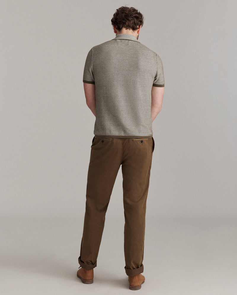 Birdseye Pique Sweater Polo