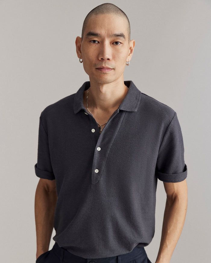 Hemp Cotton Twill Polo