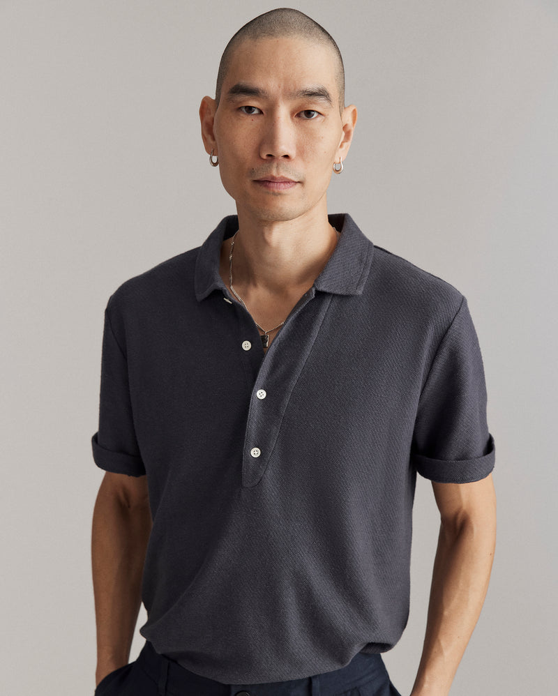 Hemp Cotton Twill Polo