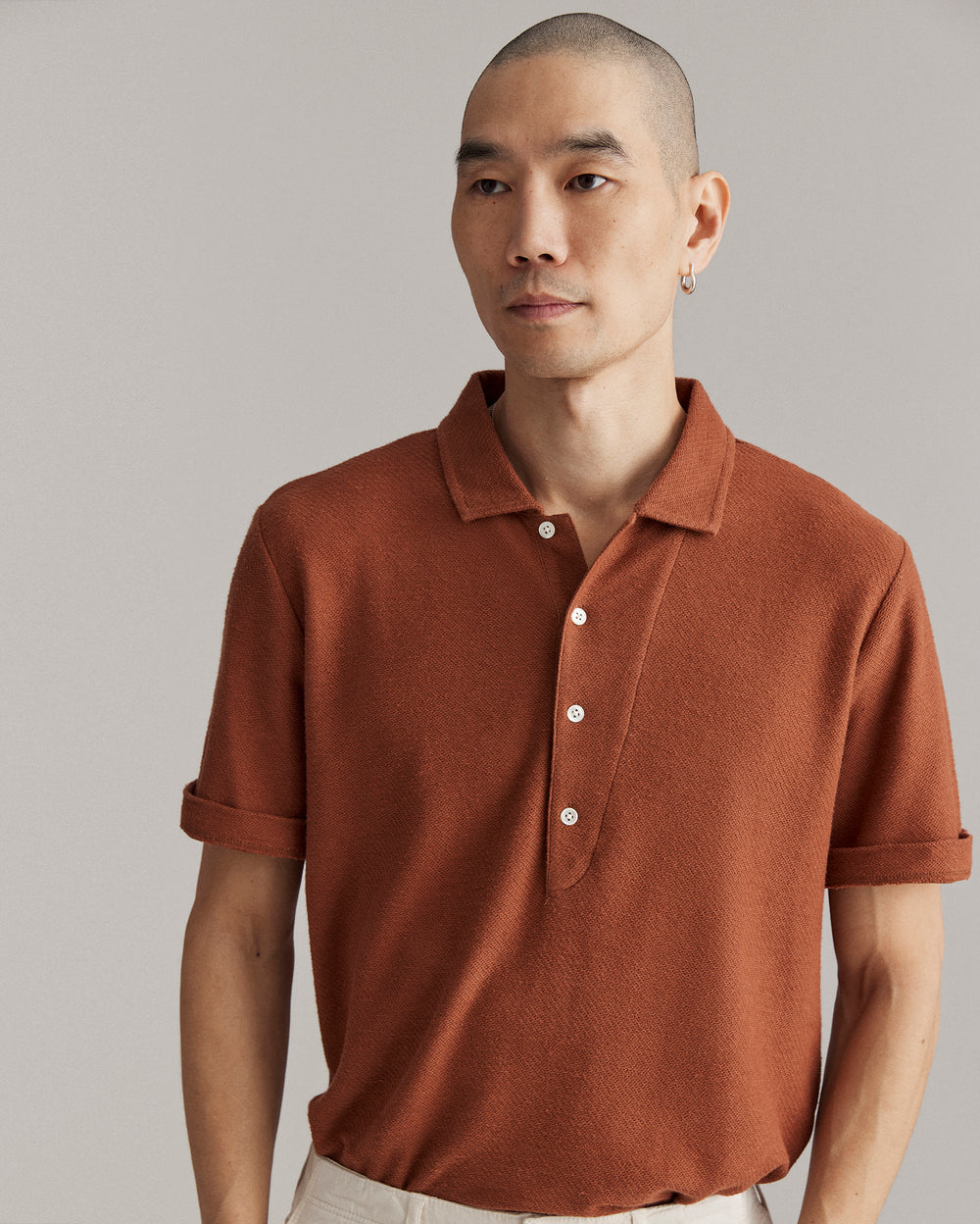 Hemp Cotton Twill Polo