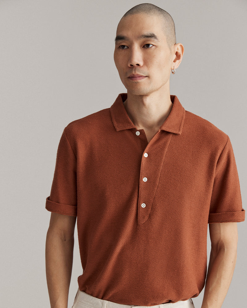 Hemp Cotton Twill Polo