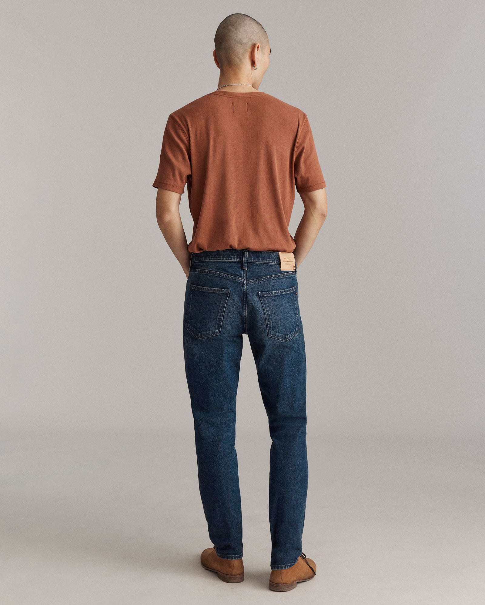 Short Sleeve Rib Crew