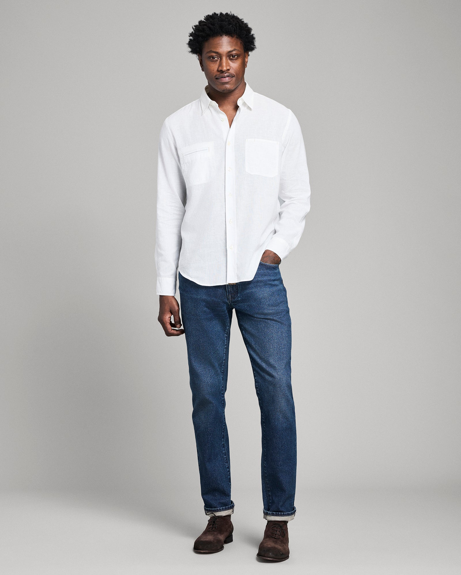 Contrast Stitch Field Shirt