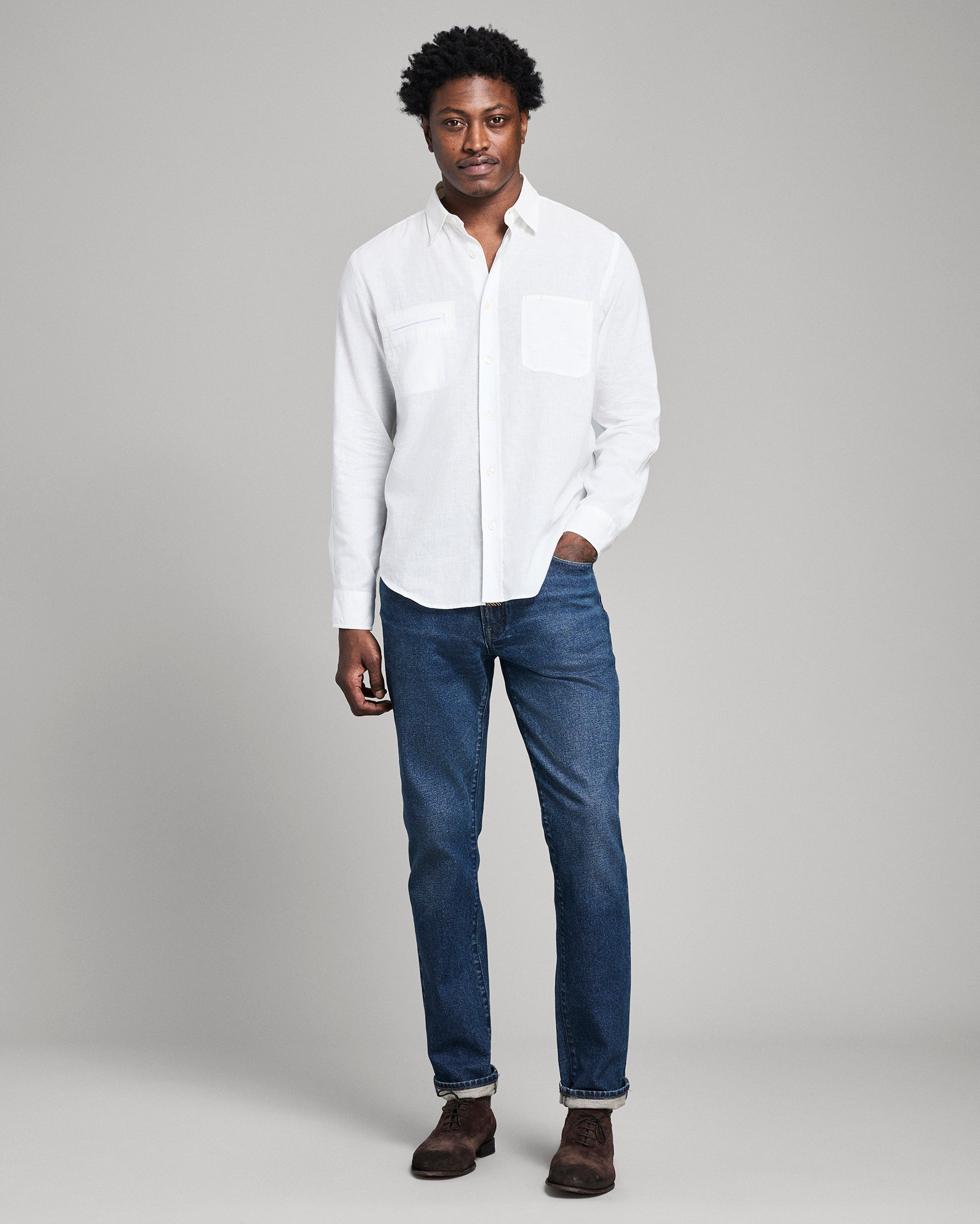 Contrast Stitch Field Shirt