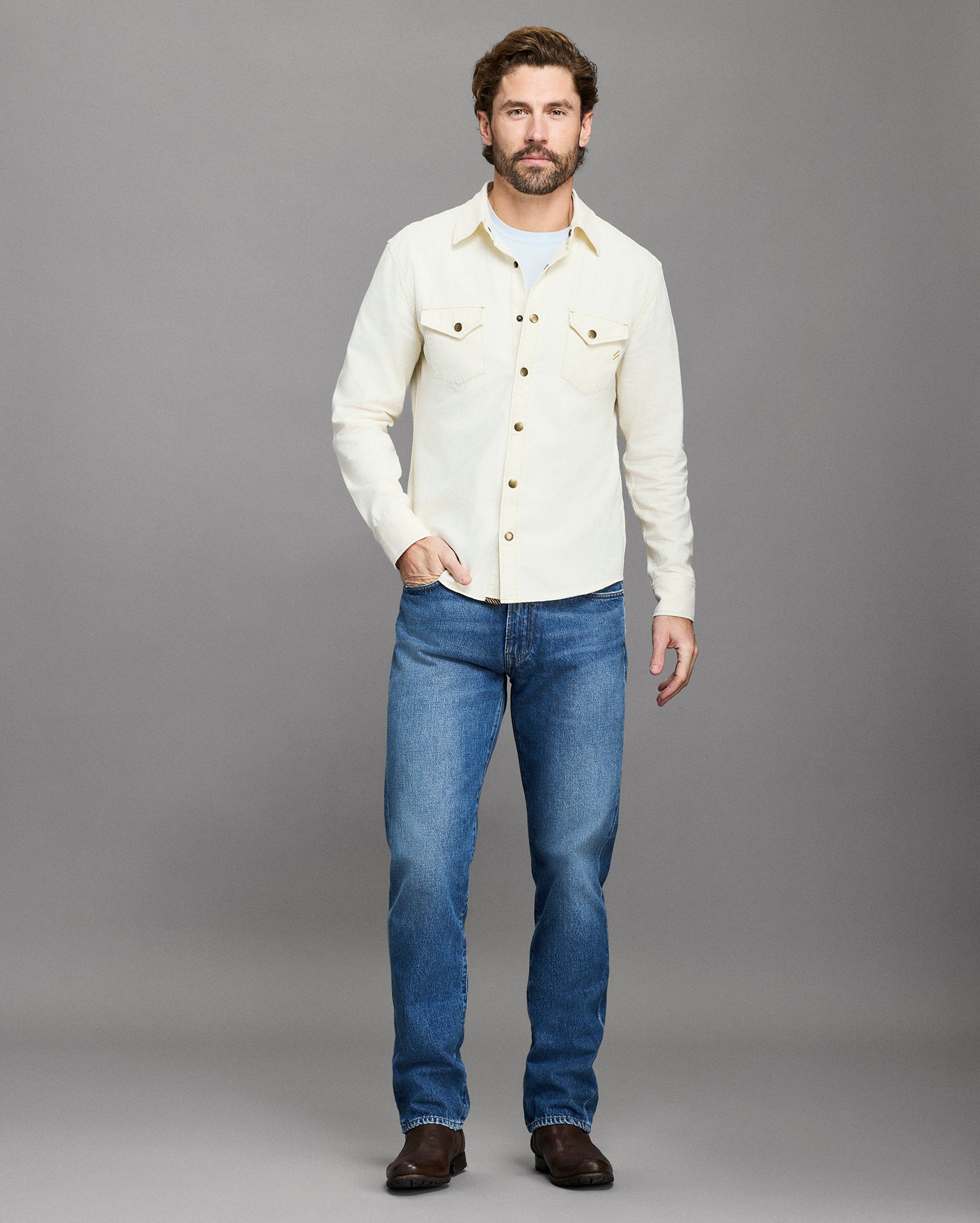 Shoals Organic Cotton Twill Shirt - Slim Fit