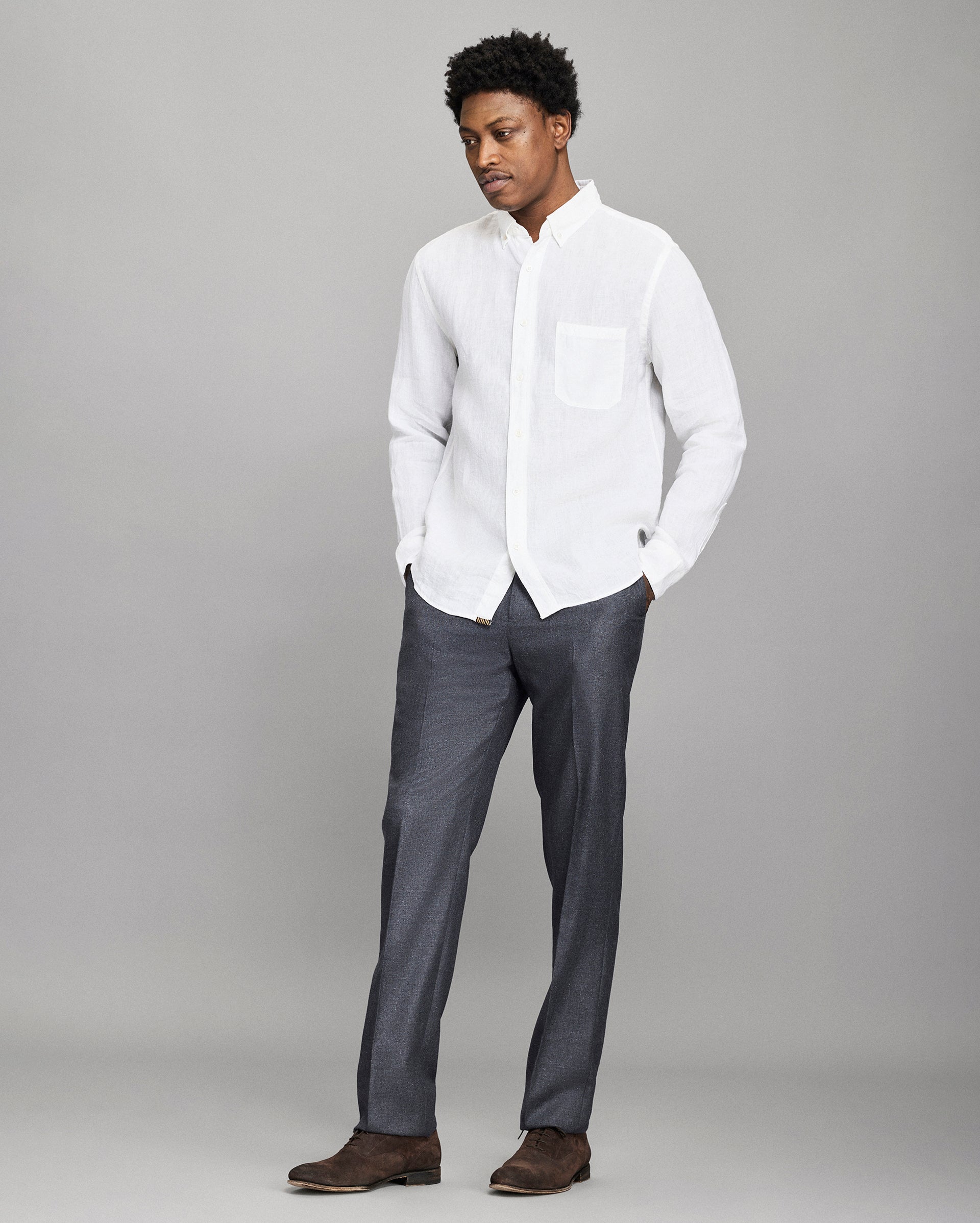 Tuscumbia Garment-Dyed Linen Button-Down Shirt | Billy Reid Tuscumbia Garment-Dyed Linen Button-Down Shirt | Billy Reid
