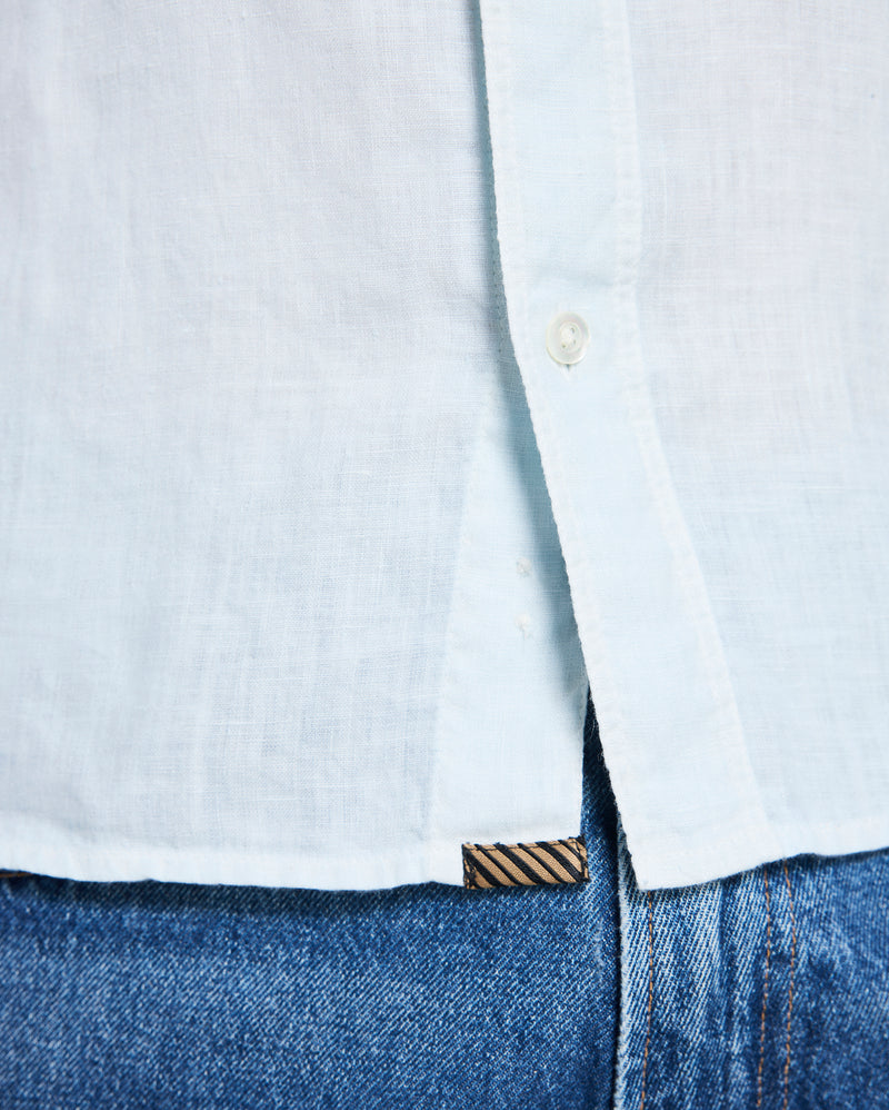 Short Sleeve Linen Tuscumbia Shirt Button Down