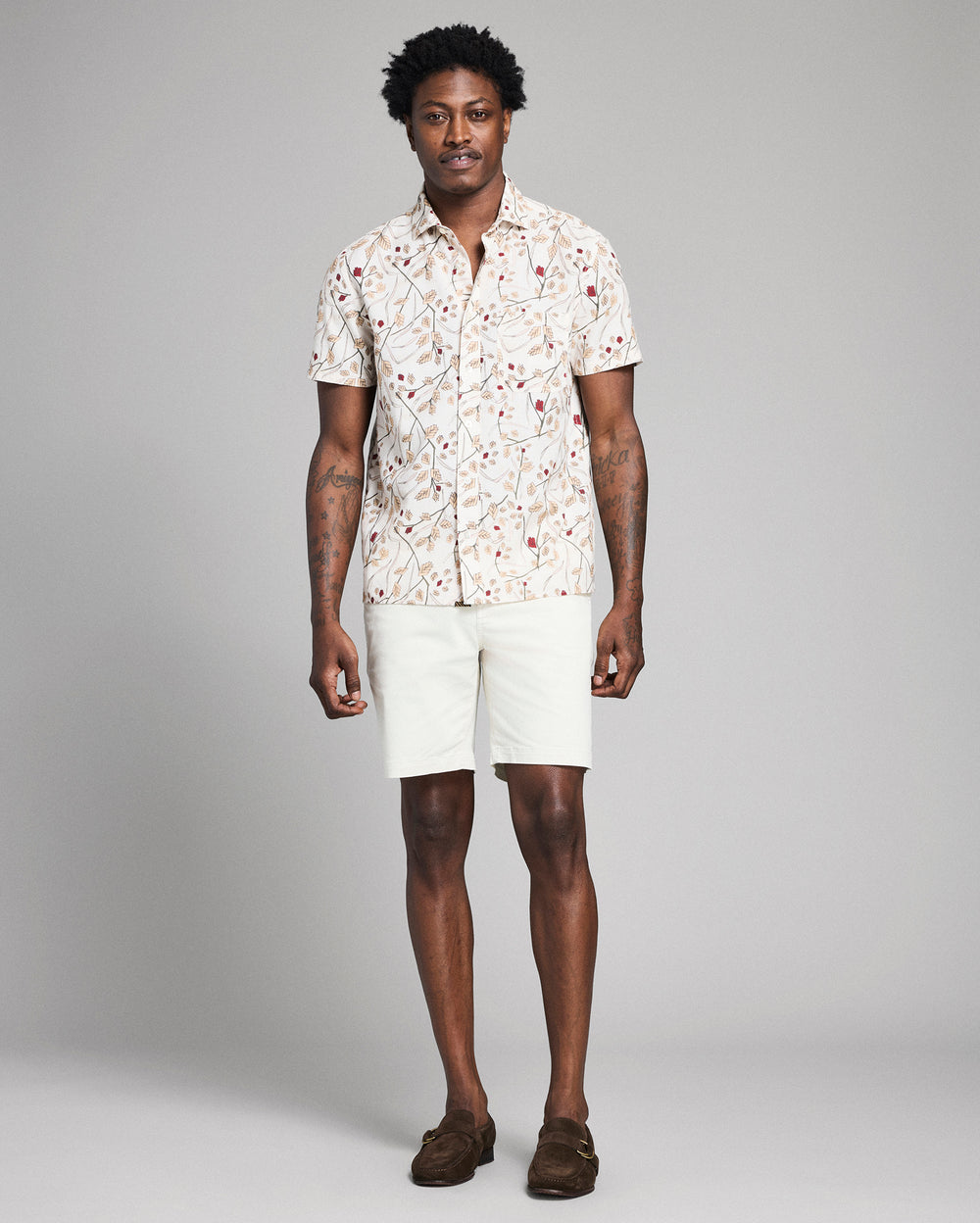 Short Sleeve Textural Sea Oat Treme Shirt