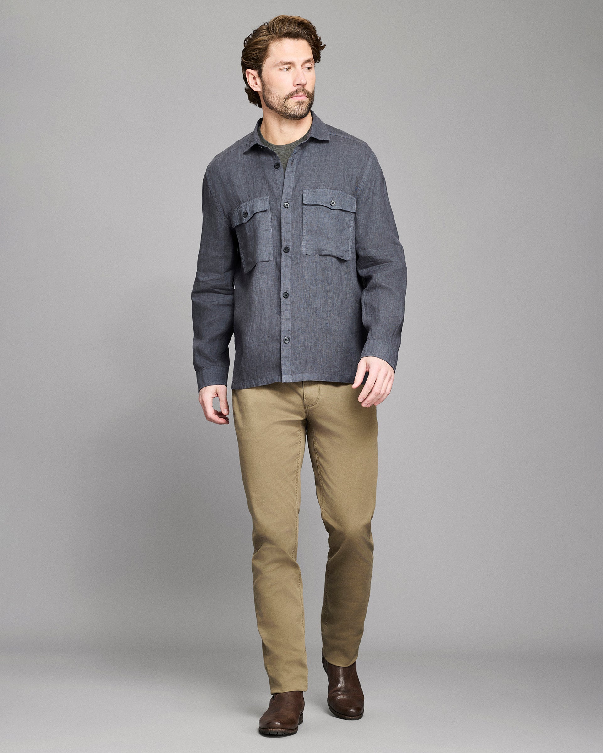 Linen Carpenter Overshirt – Billy Reid