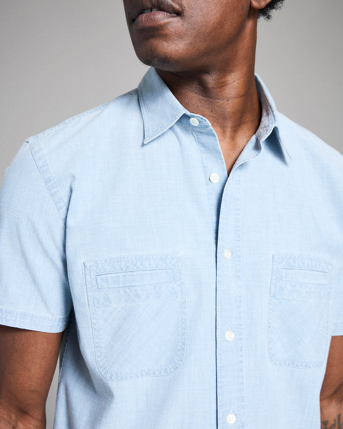Short Sleeve Chambray Donelson Shirt