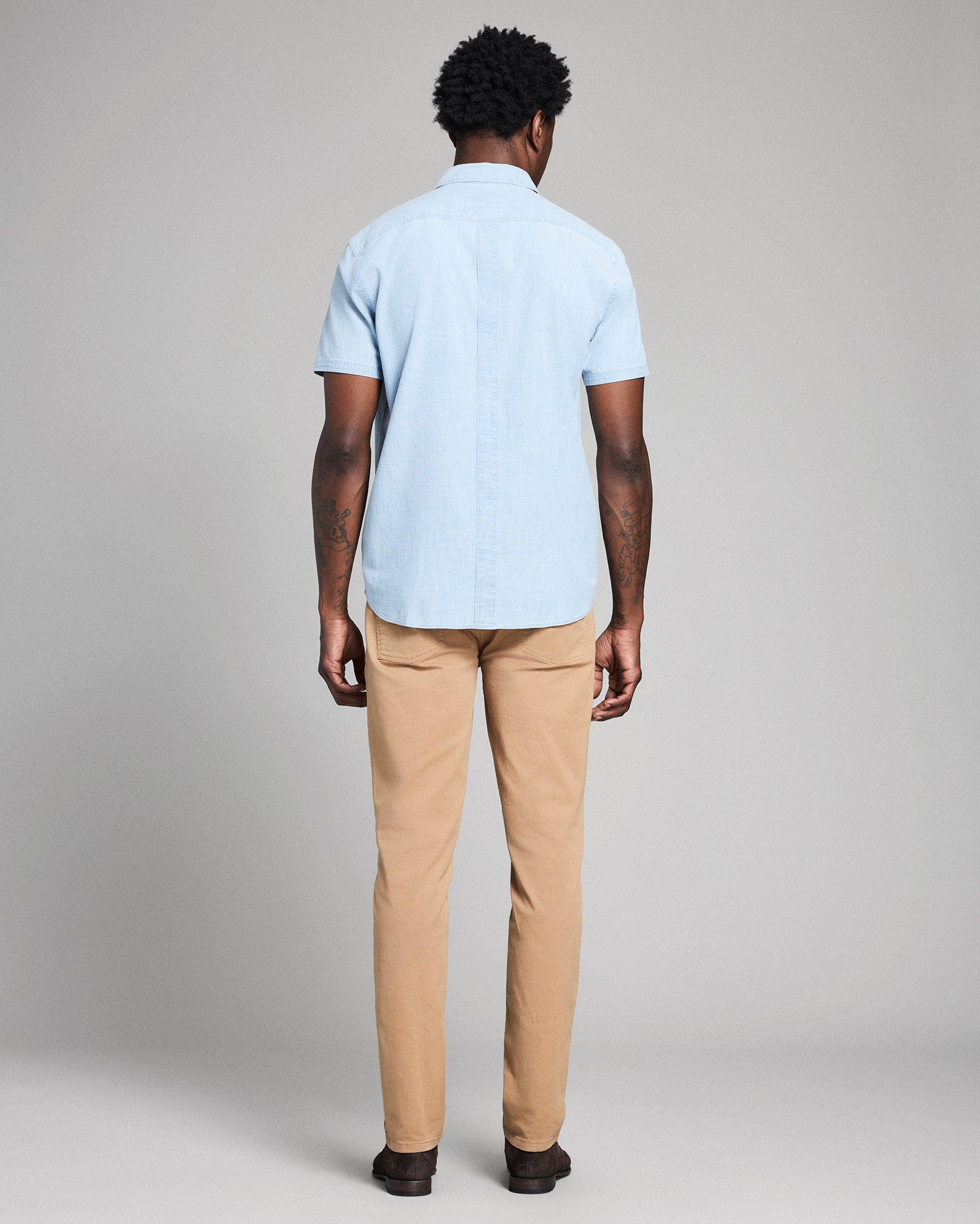 Short Sleeve Chambray Donelson Shirt