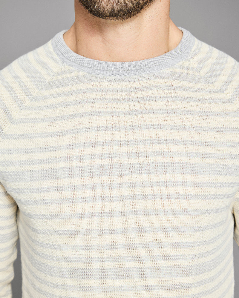 Raglan Stripe Crew