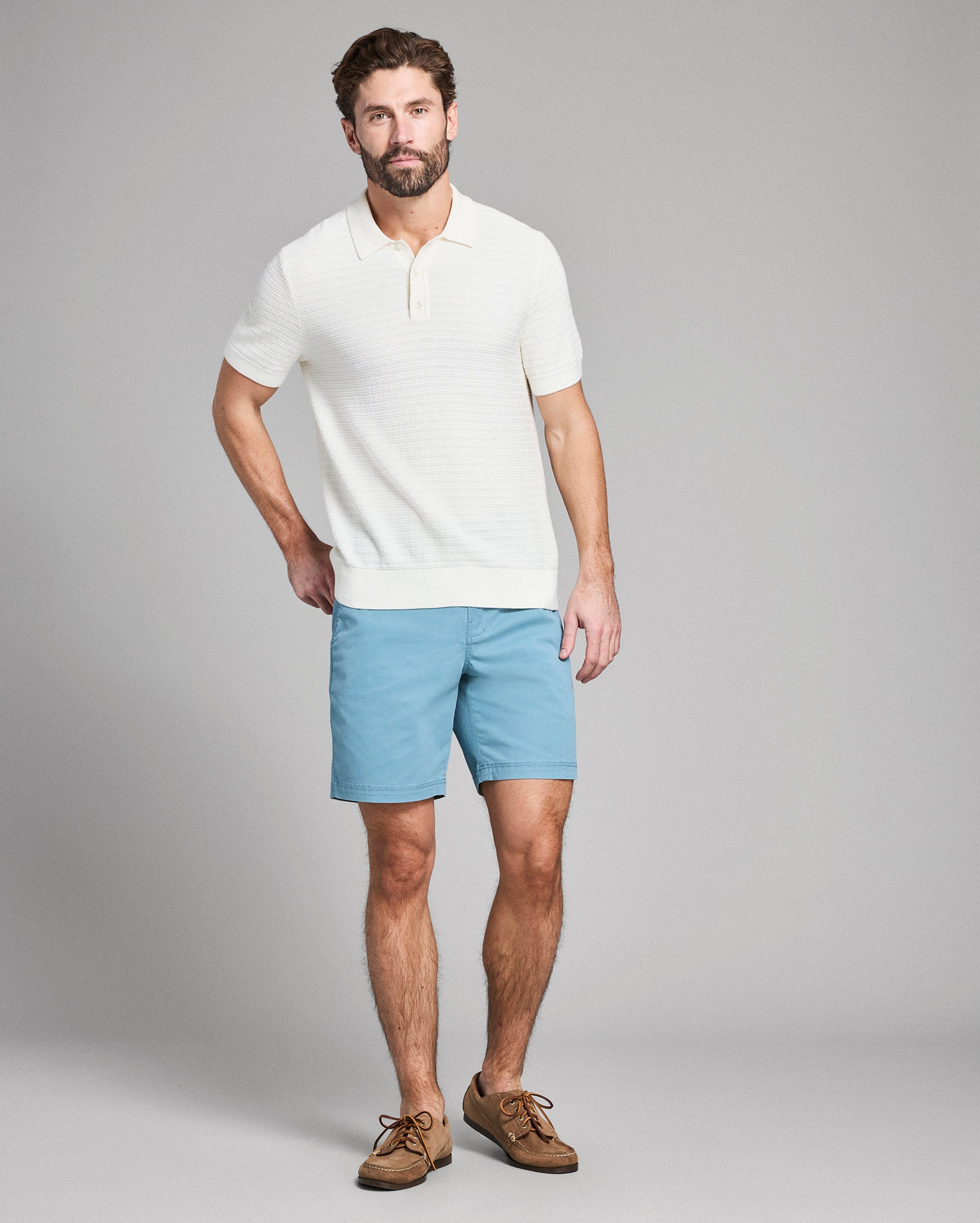 Lachlan Links Polo - Pique Sweater Polo | Billy Reid