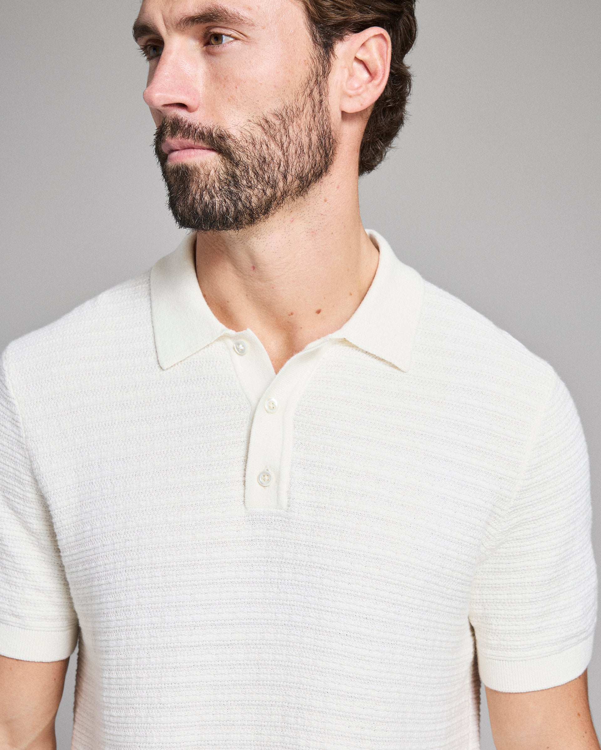 Lachlan Links Polo - Pique Sweater Polo | Billy Reid