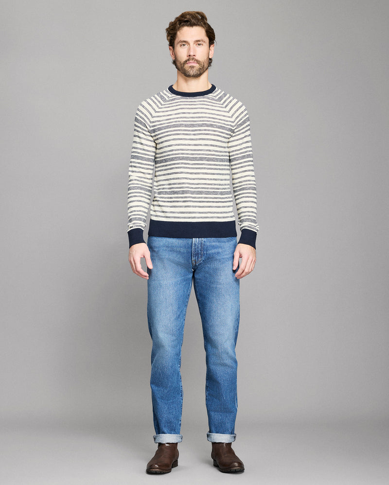 Raglan Stripe Crew Alternate