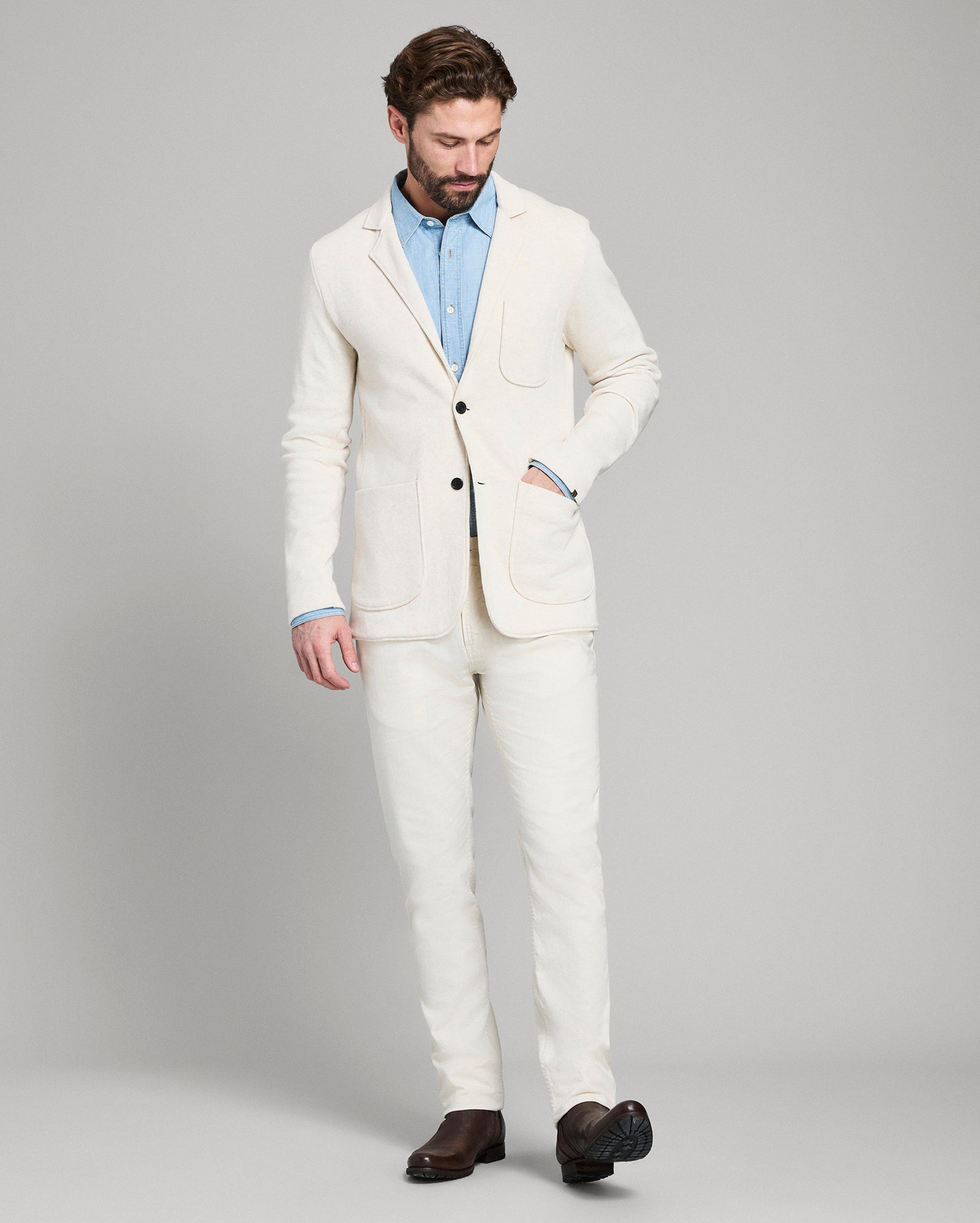 Heathered Knit Sport Coat