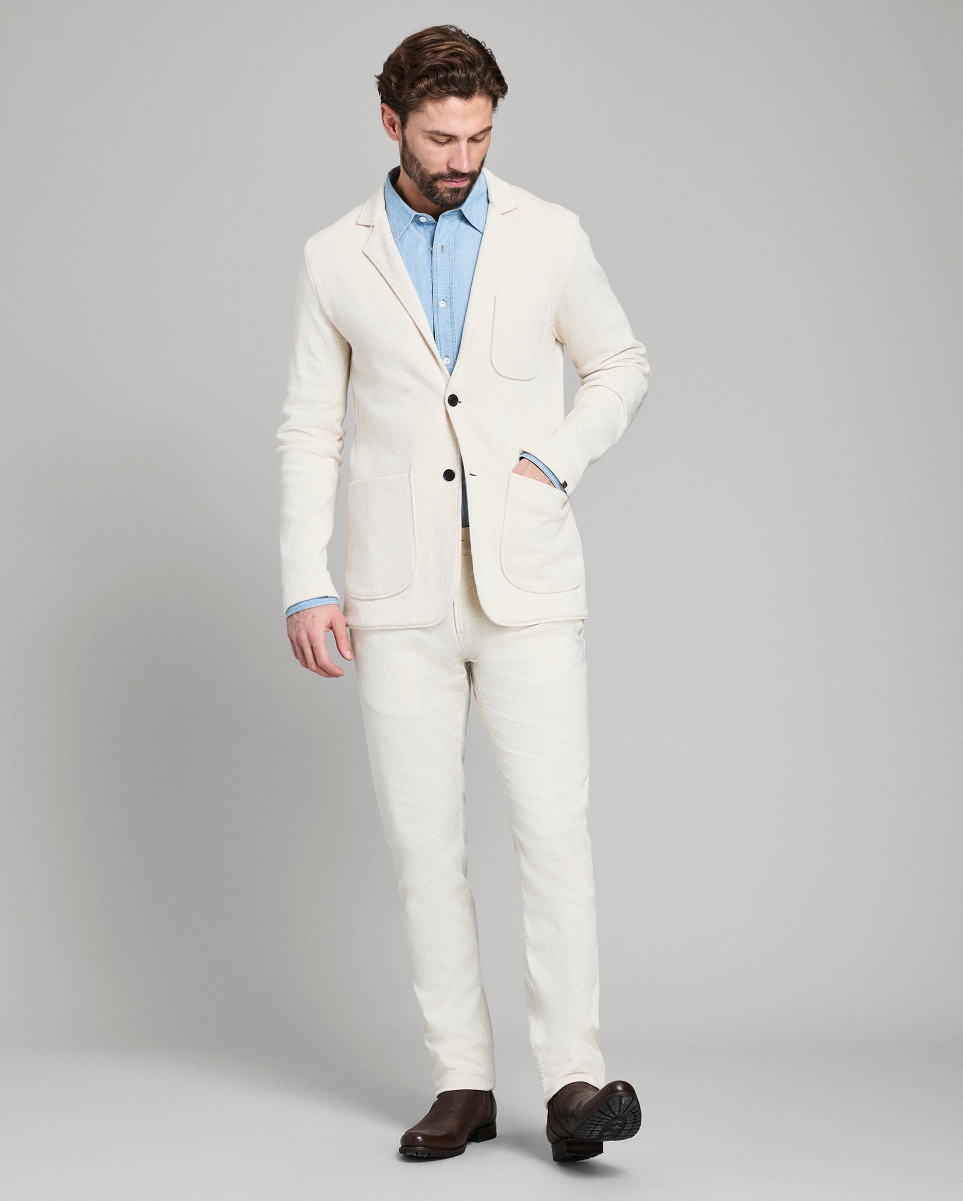 Heathered Knit Sport Coat