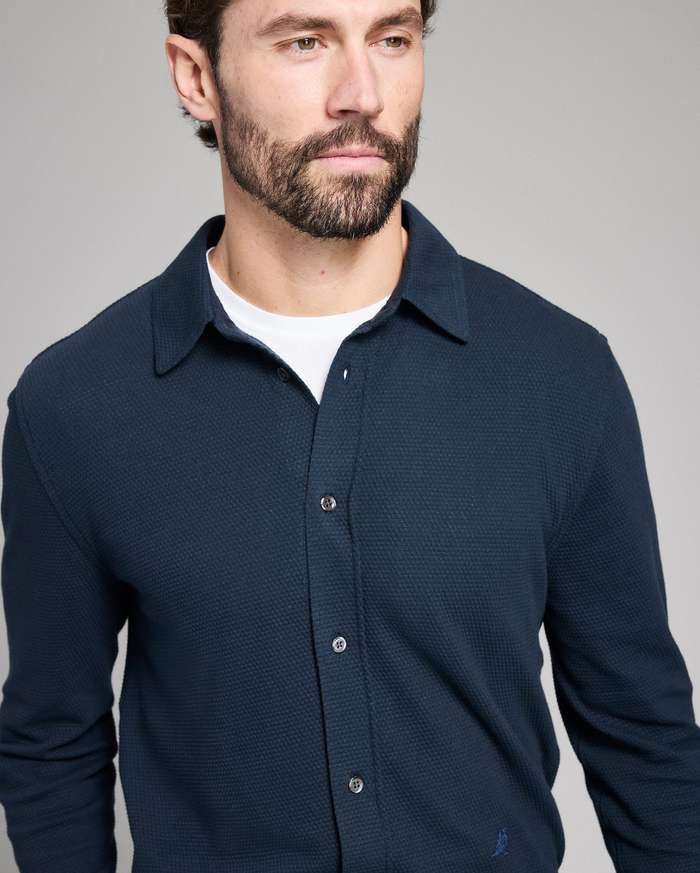 Long Sleeve Textured Yellowhammer Shirt