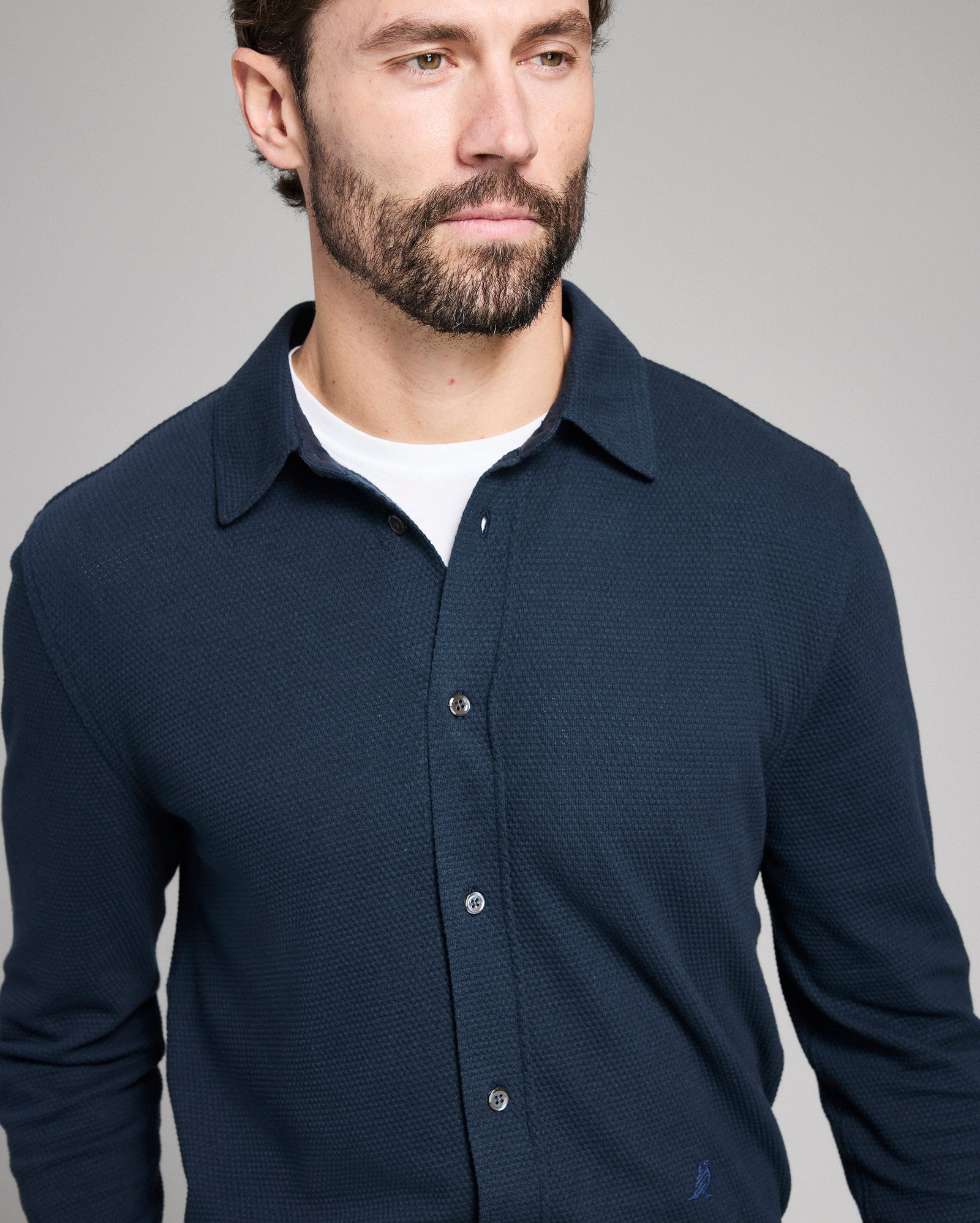 Long Sleeve Textured Yellowhammer Shirt