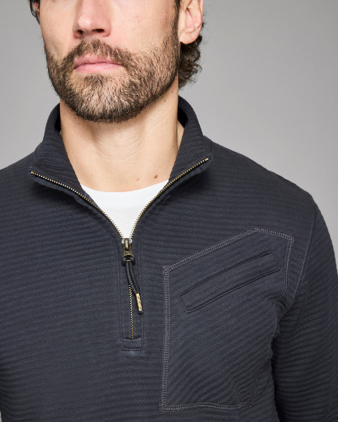 Quilted Half Zip