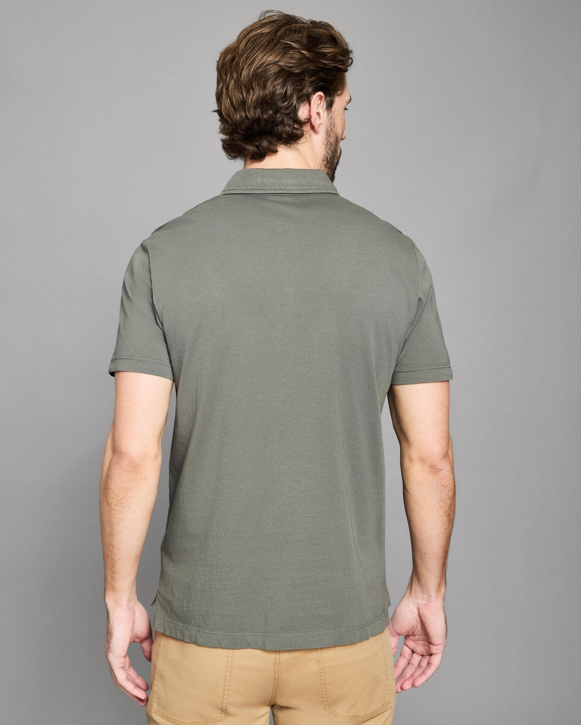 Pensacola Polo: Garment-Dyed Organic Cotton | Billy Reid