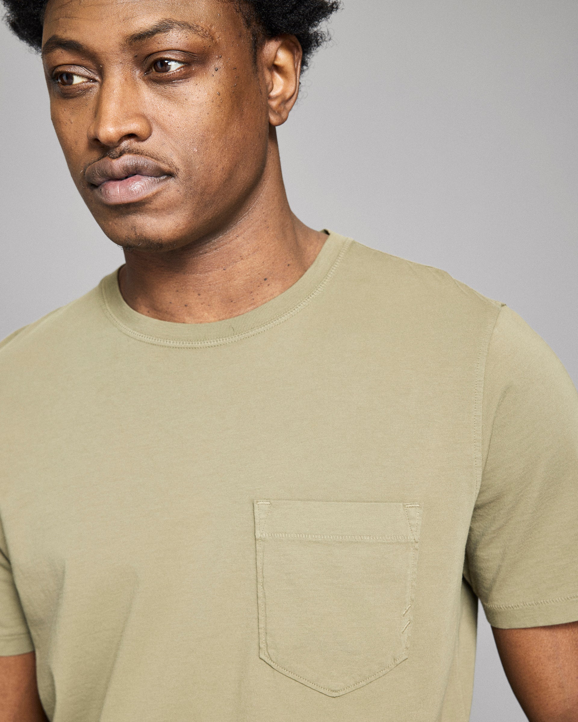 Organic Pima Cotton Washed Pocket Tee | Billy Reid