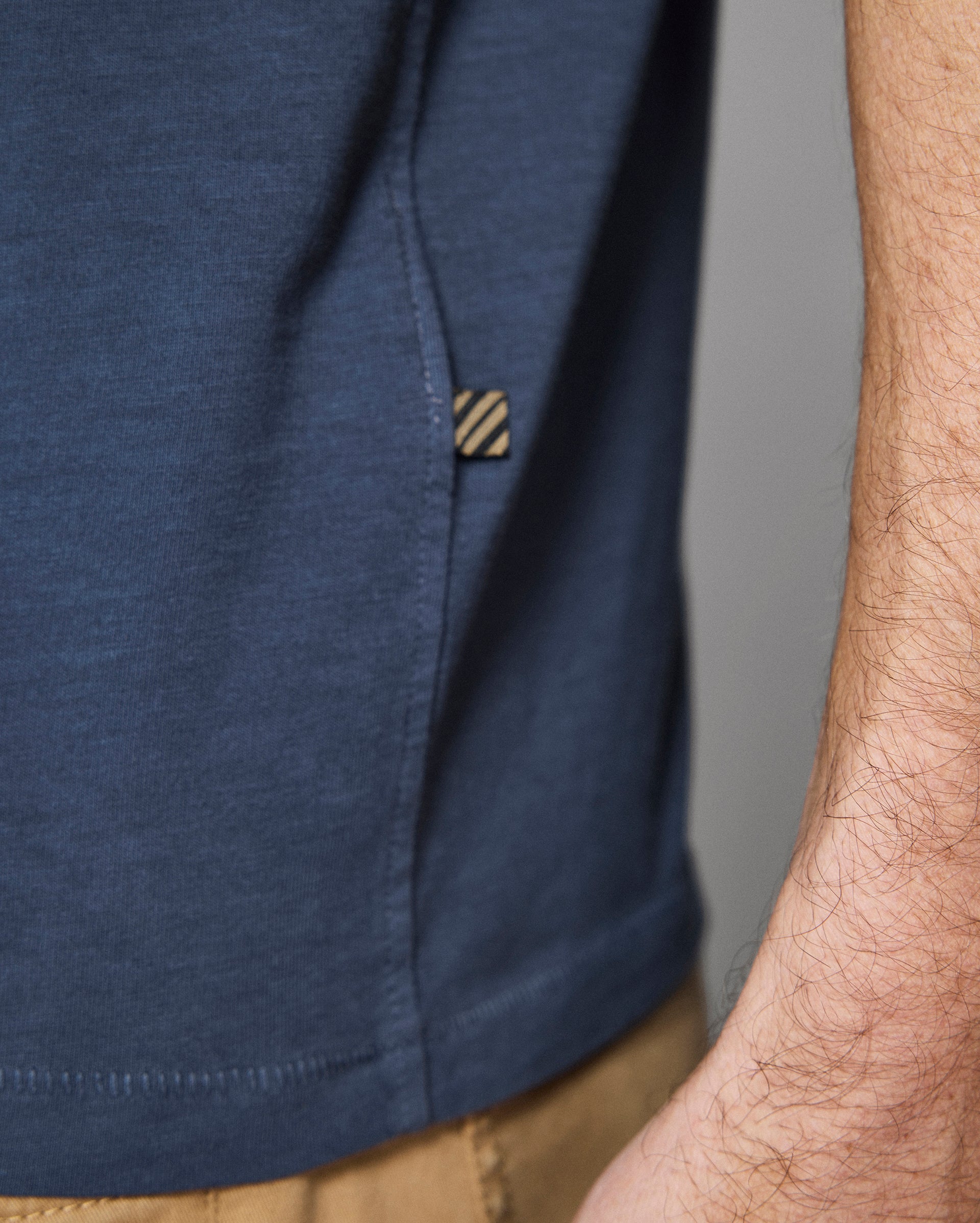Garment-Dyed Organic Pima Cotton Pocket Tee | Billy Reid