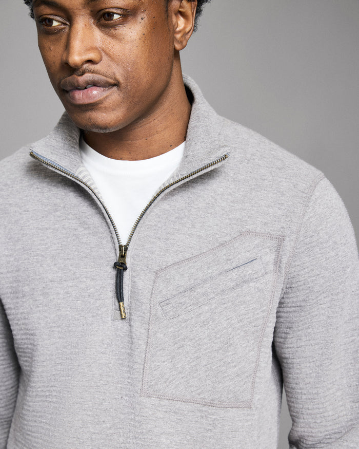 Quilted Half Zip