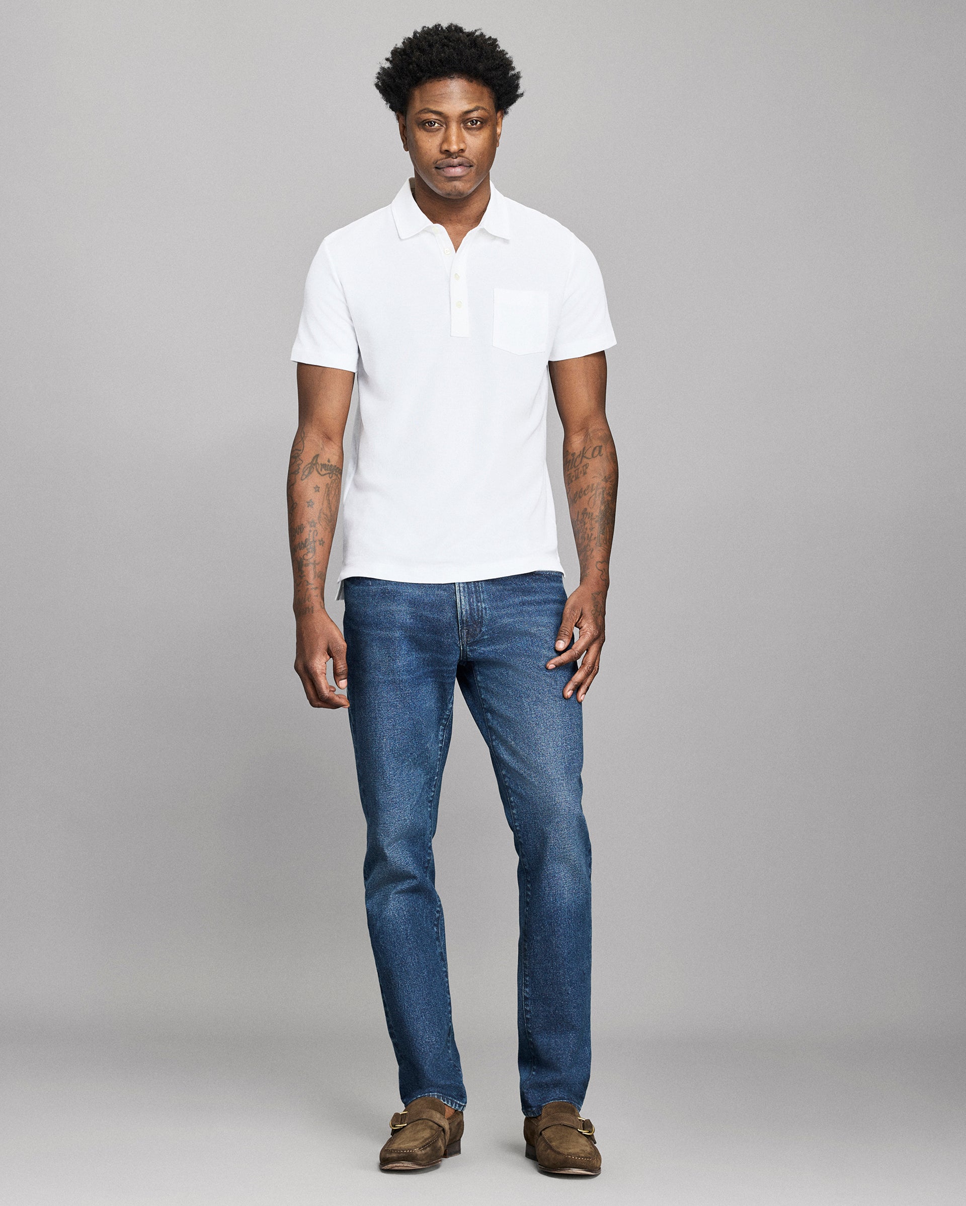 Pique Pensacola Polo - Ultra-Soft Pima Cotton | Billy Reid