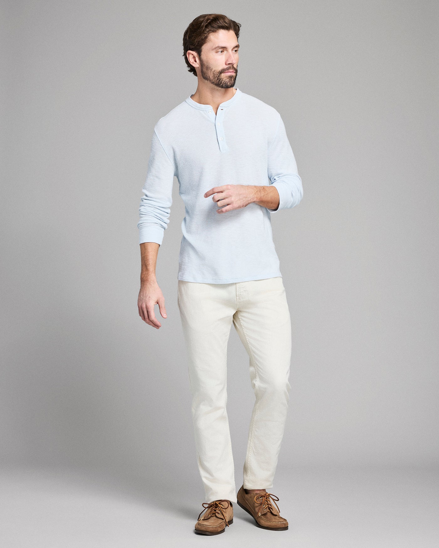 Slub Tuck Henley