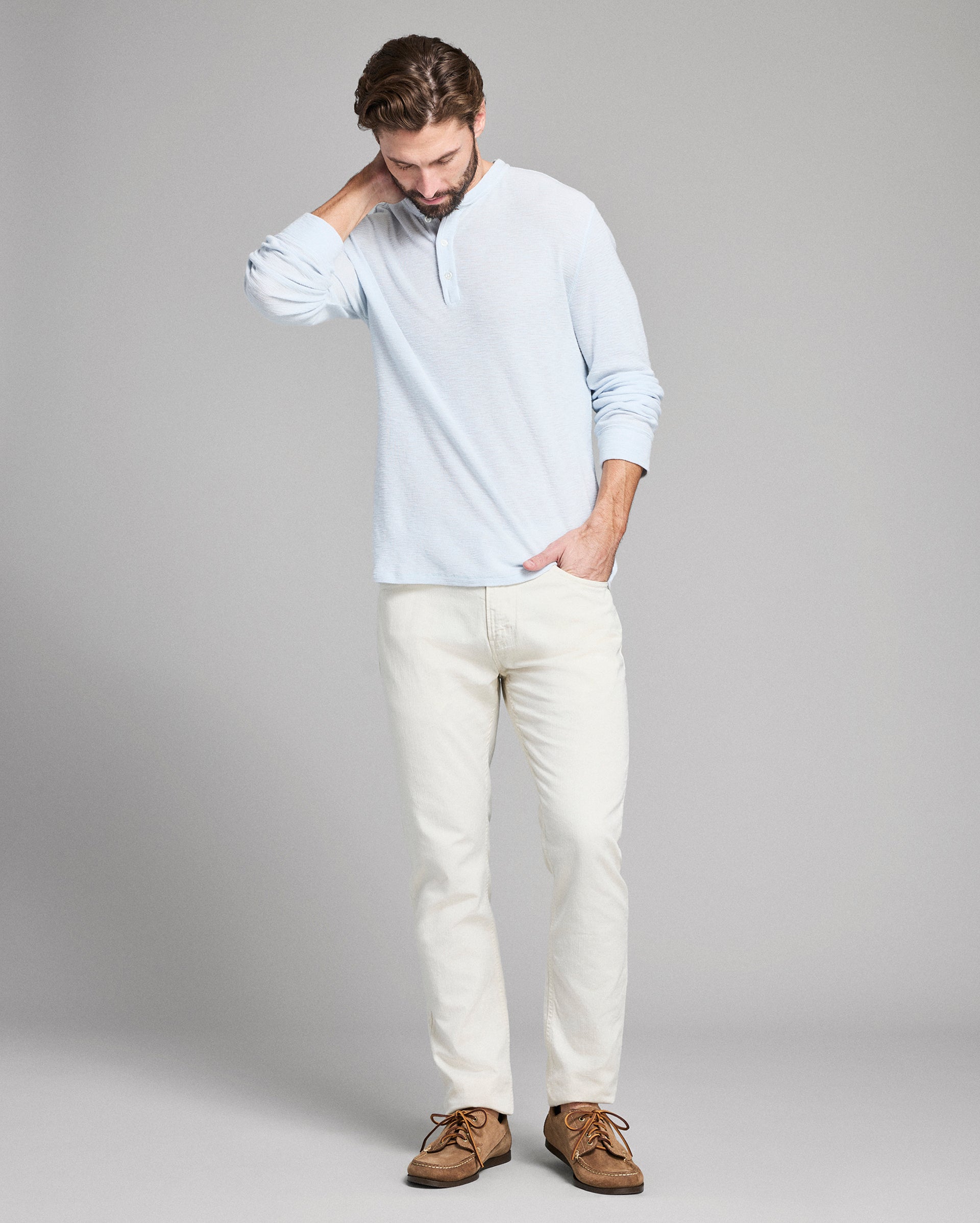 Slub Tuck Henley