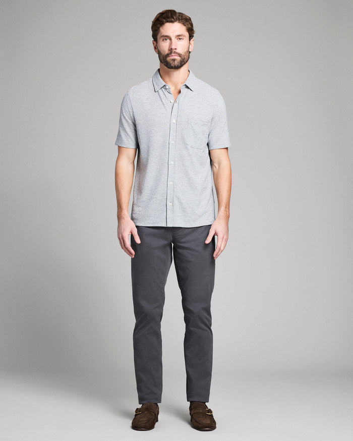 textured dress shirt Short Sleeve Textured Treme Knit Shirt – Billy Reid