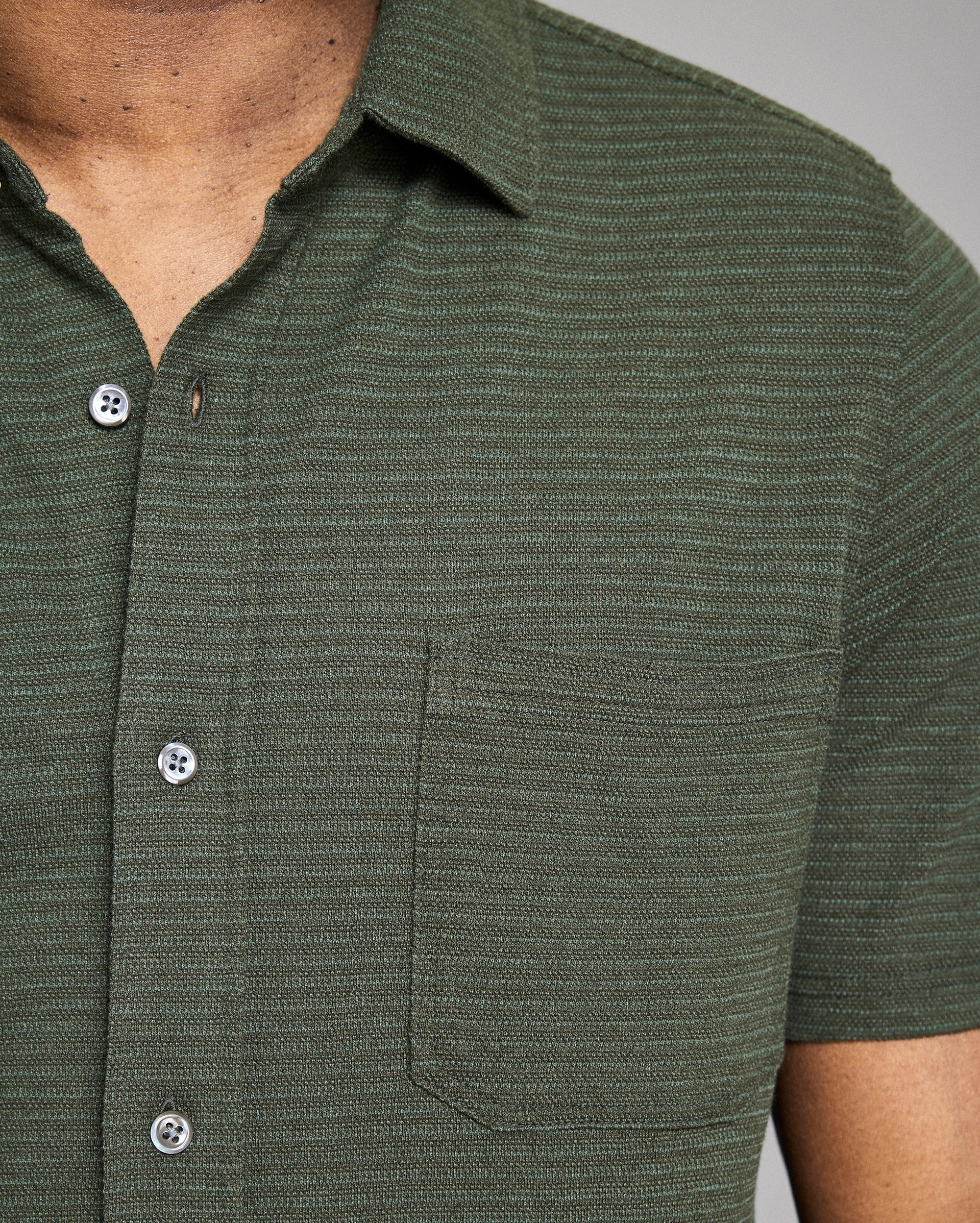 Short Sleeve Textured Treme Knit Shirt