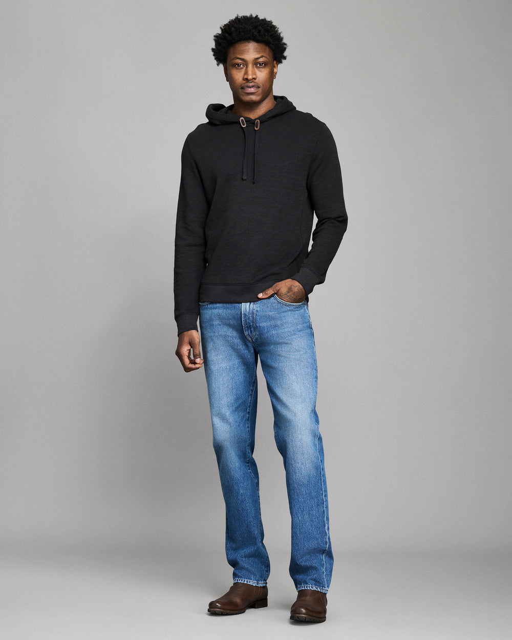 French Terry Hoodie Pullover
