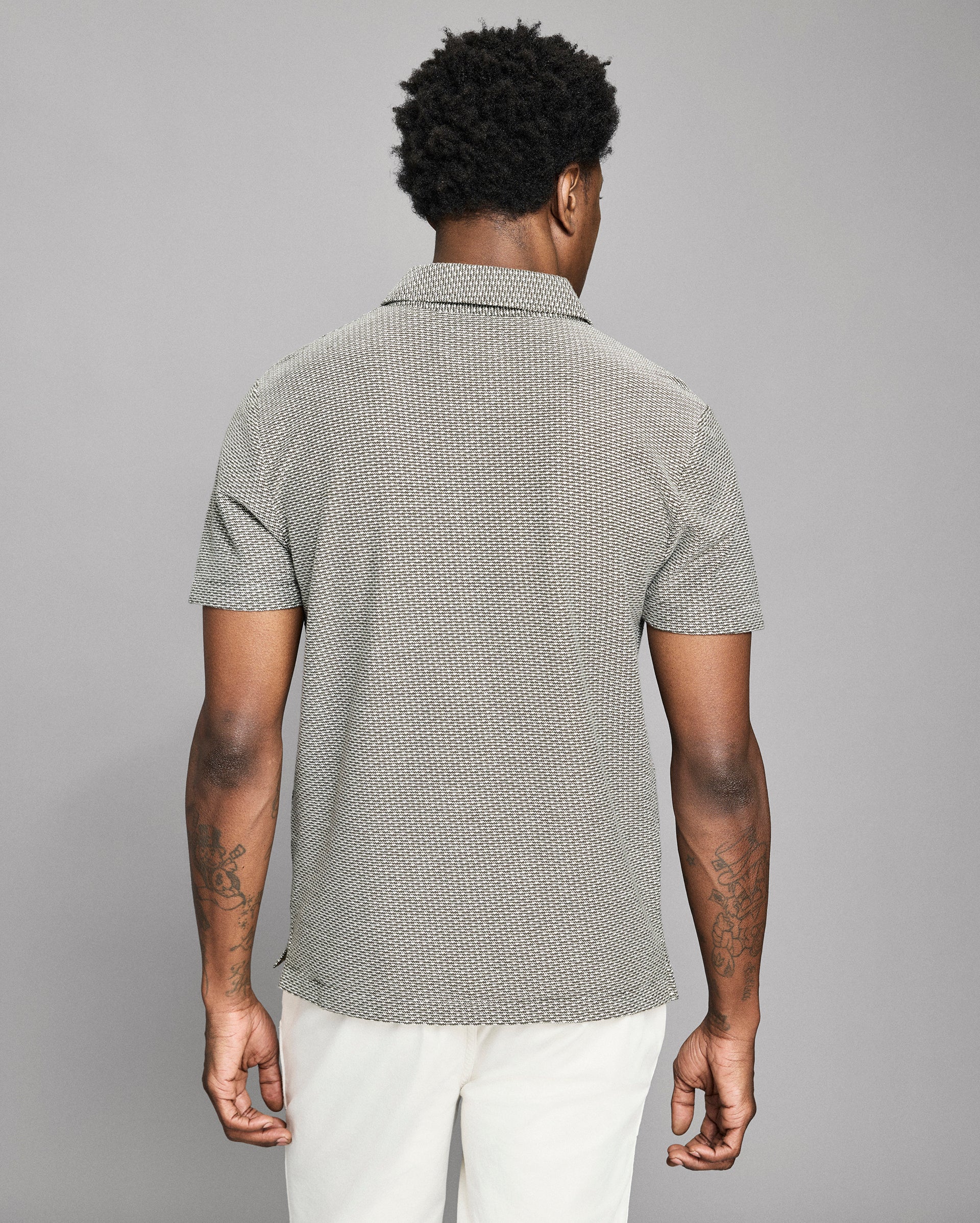 Domino Jacquard Polo – Billy Reid