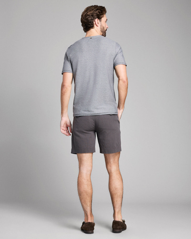Short Sleeve Birdseye Henley