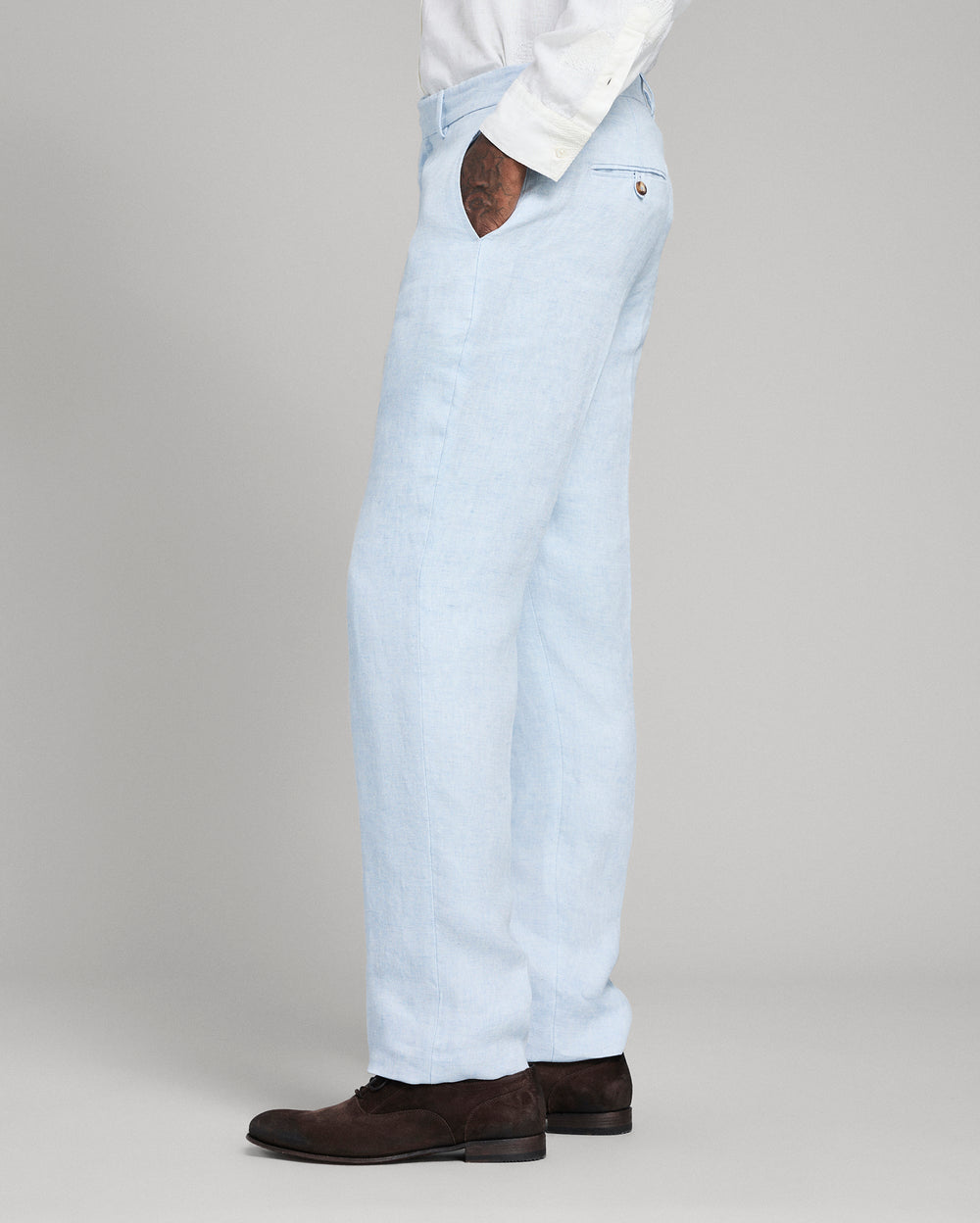 Linen Flat Front Trouser