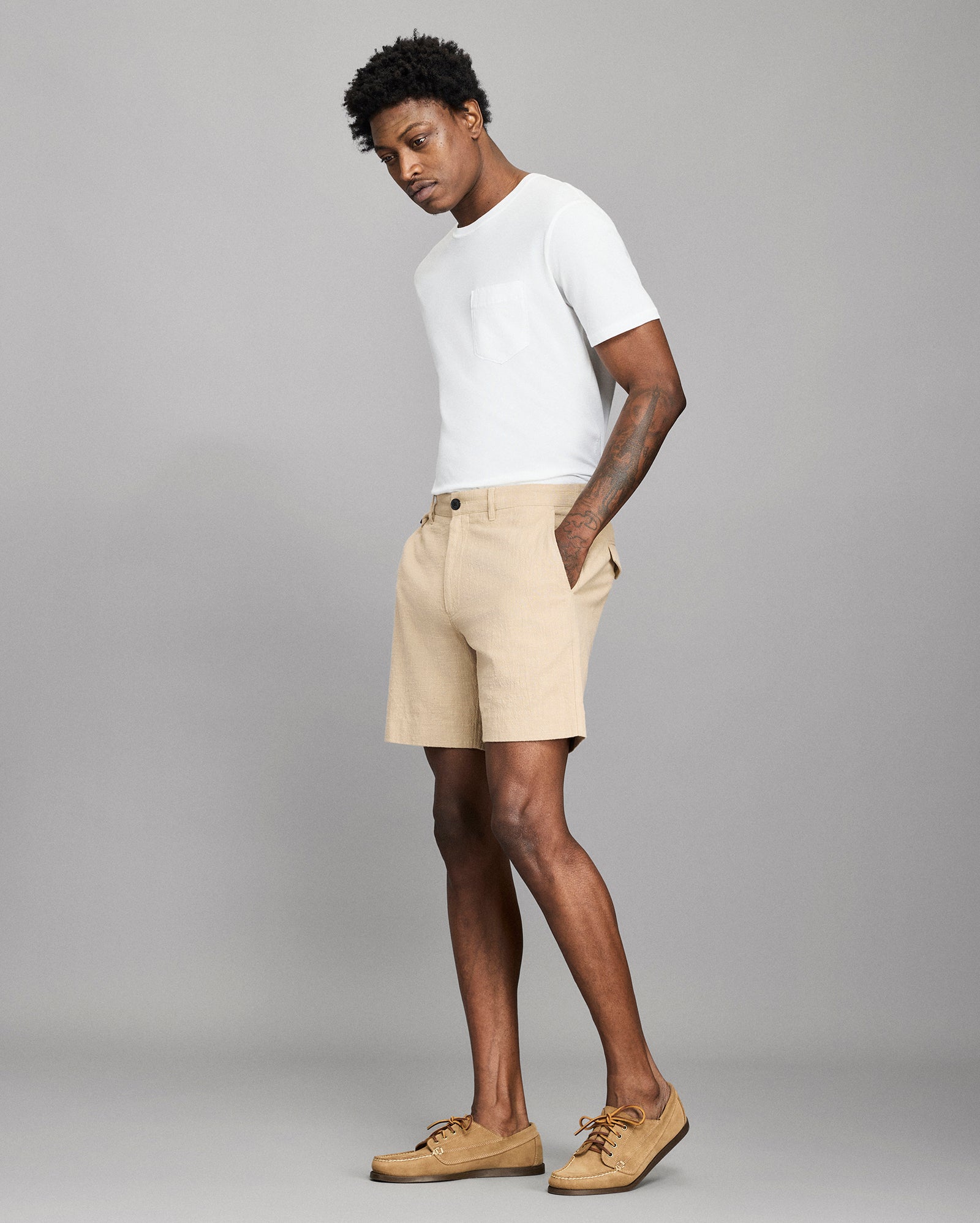 khaki shorts and dress shirt Vedolay Matching Short Sets Men's 2 Piece Linen Sets Button Down Shirt and Casual Beach Shorts Summer Outfits,Khaki S