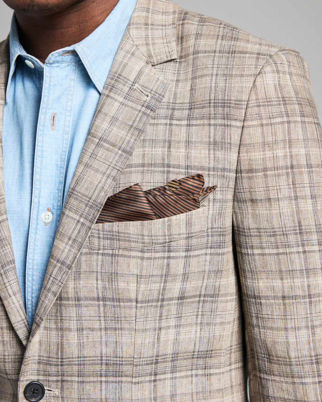 Silk Heirloom Ribbon Pocket Square