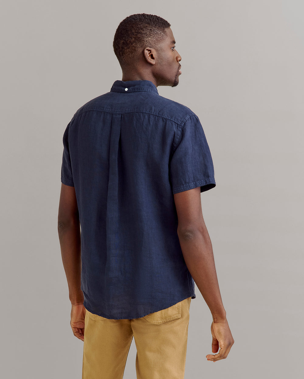Short Sleeve Linen Tuscumbia Shirt Button Down