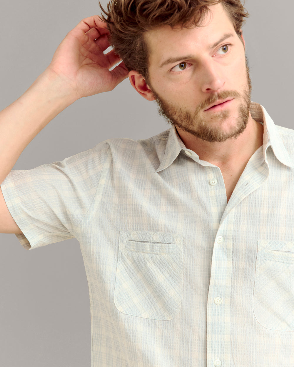 Short Sleeve Seersucker Donelson Shirt